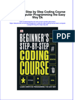 Ebook Beginner S Step by Step Coding Course Learn Computer Programming The Easy Way DK Online PDF All Chapter