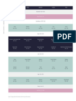 Day Camps Timetable Weekly Timetable v.1.2