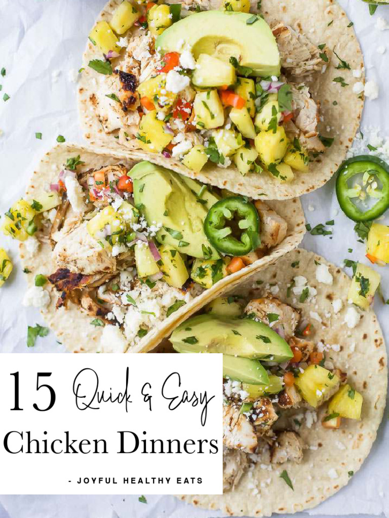 THE 15 EASIEST CHICKEN DINNERS EVER visual data 7