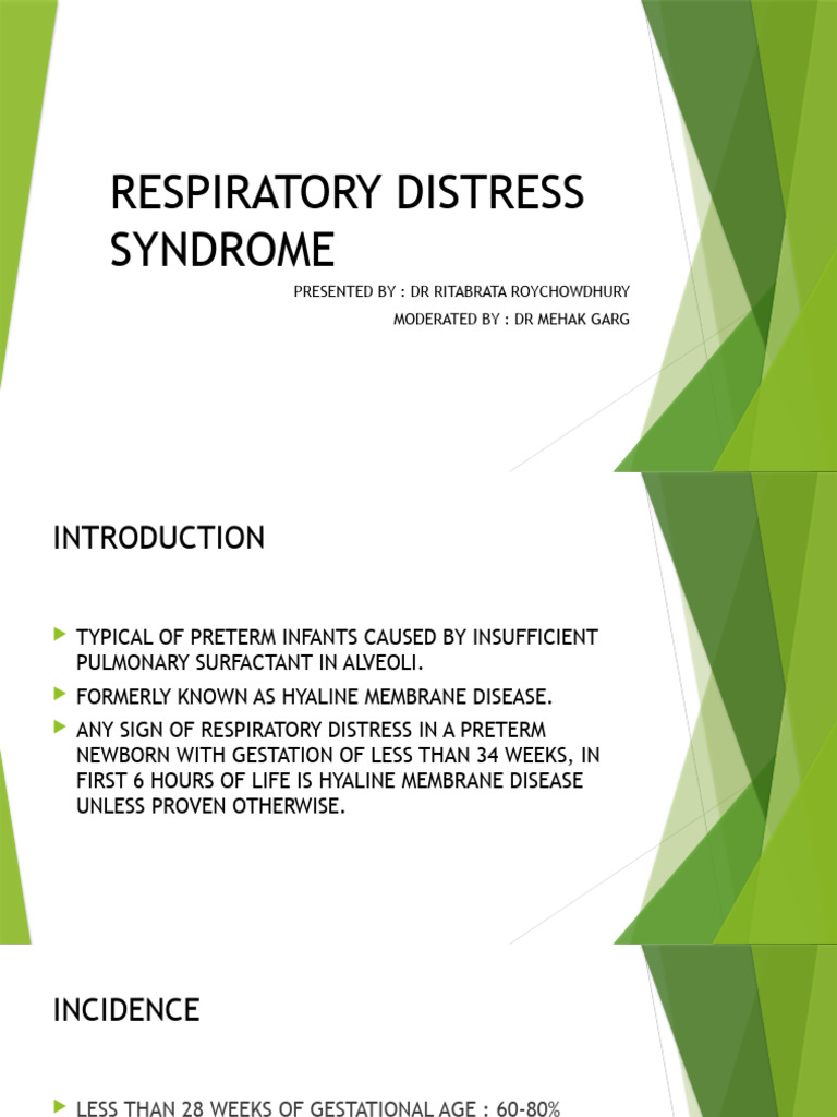 Understanding Respiratory Distress Syndrome | PDF | Preterm Birth ...