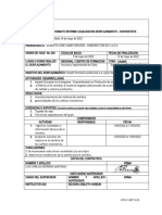 5-GTH-F-087 - Formato - Informe - Legalizacion 1 - Desplazamiento - Del - Contratista - V.01