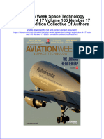 Aviation Week Space Technology September 4 17 Volume 185 Number 17 2023 1St Edition Collective of Authors Online Ebook Texxtbook Full Chapter PDF