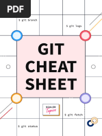 GIT Cheat Sheet: $ Git Branch $ Git Logs