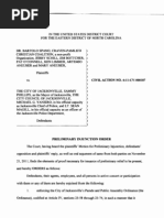 Jacksonville Preliminary Injunction