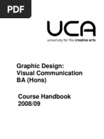 BA (Hons) Graphic Design - Visual Communication 2008-09