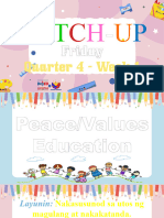 Catch Up PPT Week1 q4 Peace and Values Ed