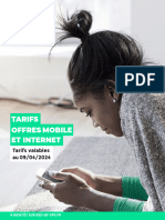 Offres Mobile Tarifs Et Internet