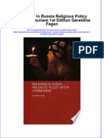 Download ebook Believing In Russia Religious Policy After Communism 1St Edition Geraldine Fagan online pdf all chapter docx epub 