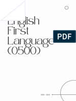 English First Language (0500)