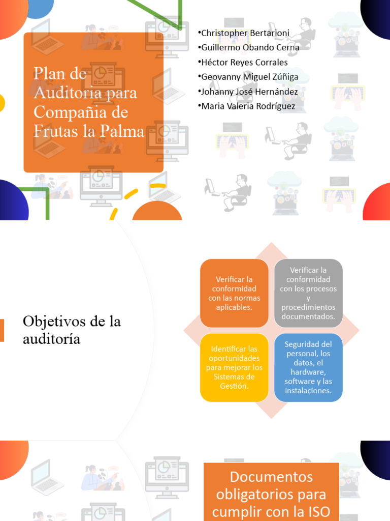Plan de Auditoria para CIA de Frutas La | PDF | Auditoría | Business