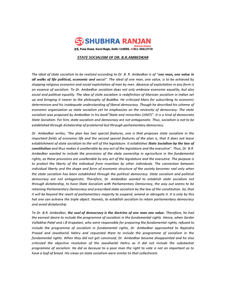 Democratic Socialism Pdf Socialism Constitution