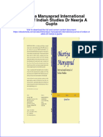 Download ebook Bharatiya Manyaprad International Journal Of Indian Studies Dr Neerja A Gupta online pdf all chapter docx epub 