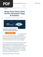 Nmap Cheat Sheet