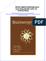 Biochemistry Ninth Edition 2019 Lube Stryer Greg Grotto John Ty Jeremy Berg Online Ebook Texxtbook Full Chapter PDF