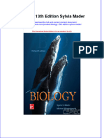 Biology 13Th Edition Sylvia Mader Online Ebook Texxtbook Full Chapter PDF