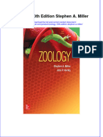 (Download PDF) Zoology 10Th Edition Stephen A Miller Online Ebook All Chapter PDF