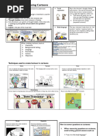 Cartoon Humour Analysis Guide | PDF | Body Language | Humour