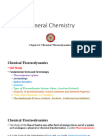 General Chemistry: Chapter 6: Chemical Thermodynamics