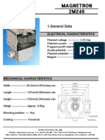 Magnetron 2M246: 1.general Data