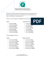 Present-perfect-continuous Info Perfect Grammar