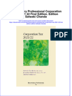 Ebook Bloomsbury Professional Corporation Tax 2021 22 First Edition Edition Satwaki Chanda Online PDF All Chapter