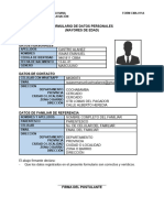 Form CMA-011A - Formulario de Filiación