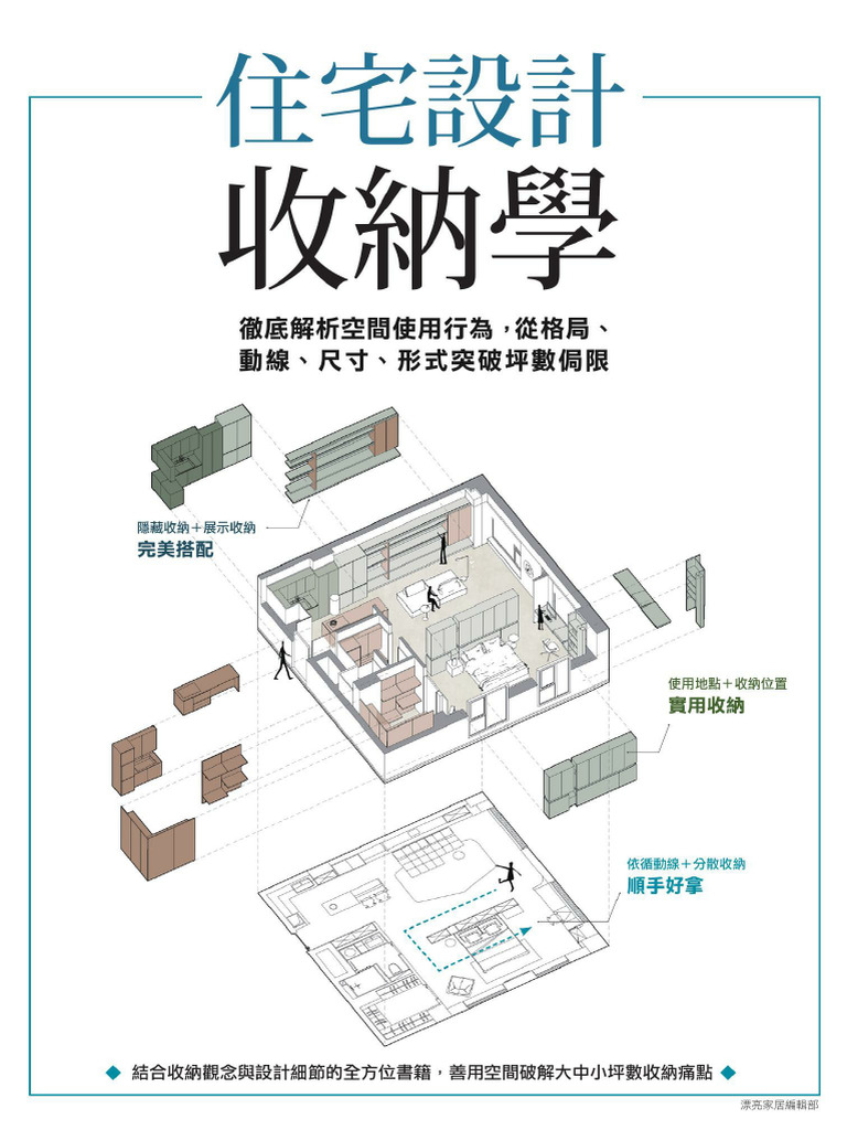 住宅設計收納學：徹底解析空間使用行為，從格局、動線、尺寸、形式突破坪數侷限 | PDF