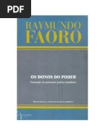 Raymundo Faoro - Os Donos Do Poder