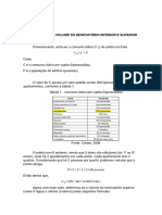 CÁLCULO DO VOLUME DO RESEVATÓRIO INFERIOR E SUPERIOR