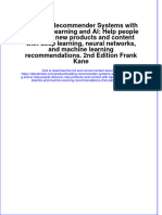Download ebook Building Recommender Systems With Machine Learning And Ai Help People Discover New Products And Content With Deep Learning Neural Networks And Machine Learning Recommendations 2Nd Edition Frank Ka online pdf all chapter docx epub 