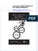 Ebook Building in Security at Agile Speed 1St Edition James Ransome Online PDF All Chapter