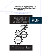 Ebook Building in Security at Agile Speed 1St Edition Ransome James Schoenfield Brook S E Online PDF All Chapter