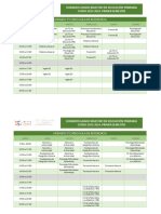 HORARIOS 23 - 24 - PRIMARIA - 1º SEMESTREactualizados 26 de Julio