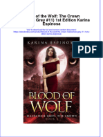 Download ebook Blood Of The Wolf The Crown Mackenzie Grey 11 1St Edition Karina Espinosa online pdf all chapter docx epub 