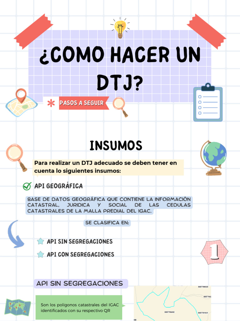 Guía para Elaborar un DTJ Catastral | PDF | Datos geográficos e información