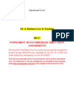 OL 4 - BLT Study Text Suppliment 2021 - On New Tax Ammendments