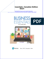 Business Essentials Canadian Edition Ebert Online Ebook Texxtbook Full Chapter PDF