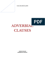 Adverbial Clauses