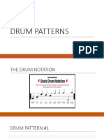 Drum Patterns & Snare Drum Rudiments