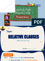 Relative Clauses