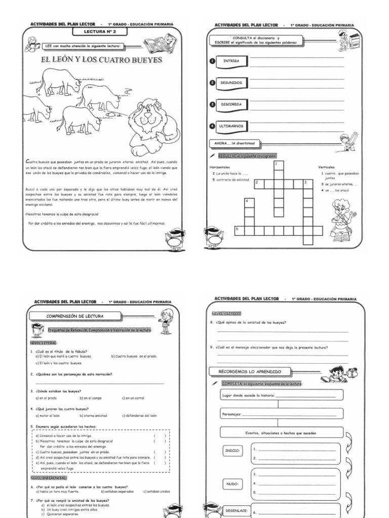 El León y Los Cuatro Bueyes