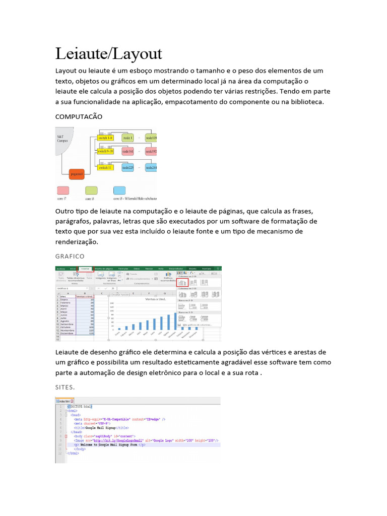 LAYOUT | PDF | Informática | Engenharia