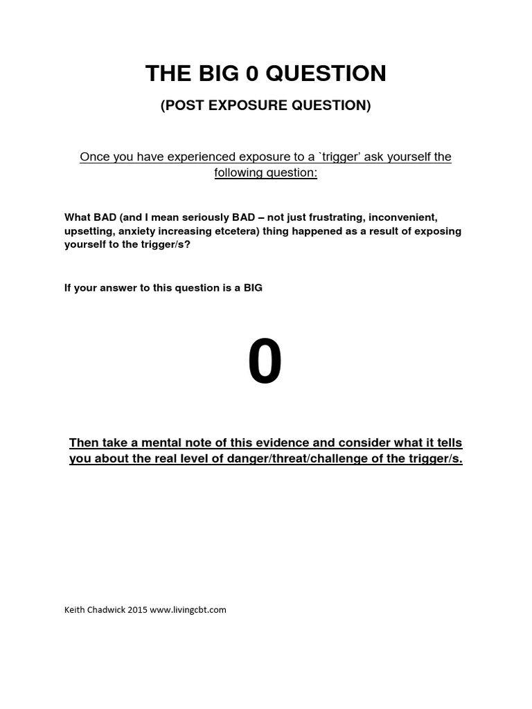 The Big 0 Question | PDF