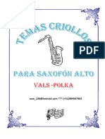 Temas Criollos para Saxofon