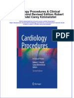 Ebook Cardiology Procedures A Clinical Primer Second Revised Edition Robert C Hendel Carey Kimmelstiel Online PDF All Chapter