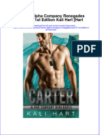 Ebook Carter Alpha Company Renegades Book 6 1St Edition Kali Hart Hart Online PDF All Chapter