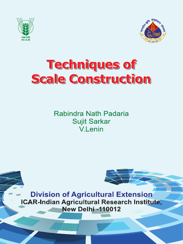 Scale Construction Techniques Explained | PDF | Attitude (Psychology ...