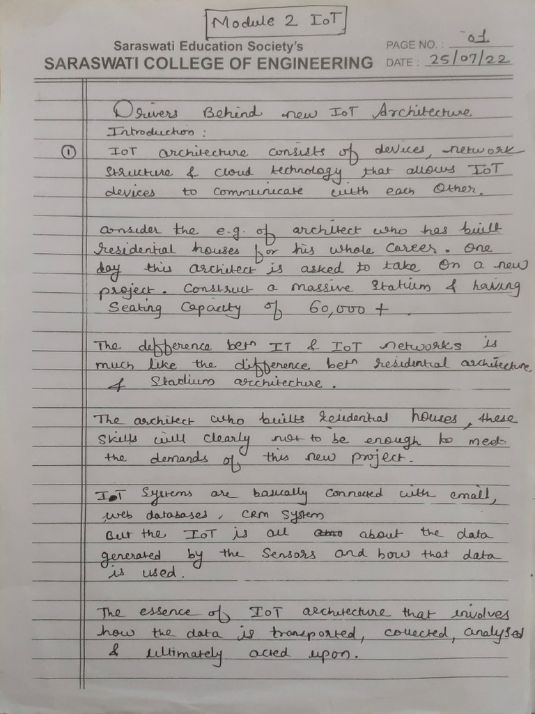 Iot Module 2 Notes | PDF