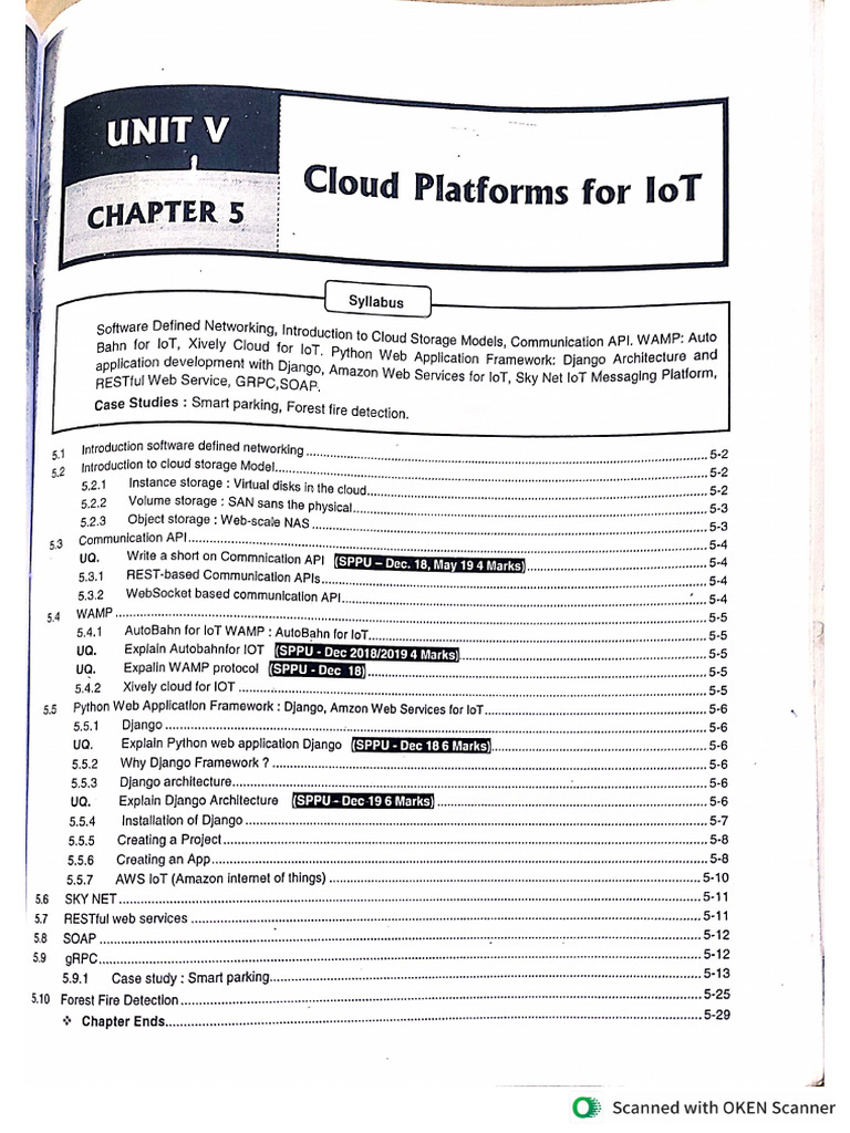 UNIT 5 IOT (TechNeo) | PDF