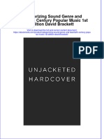 Download ebook Categorizing Sound Genre And Twentieth Century Popular Music 1St Edition David Brackett online pdf all chapter docx epub 